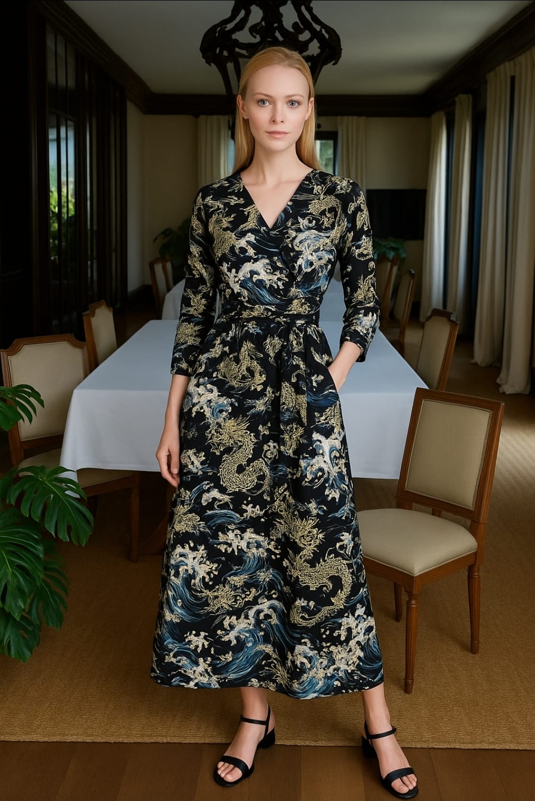 Lunga Flow - Linen dress