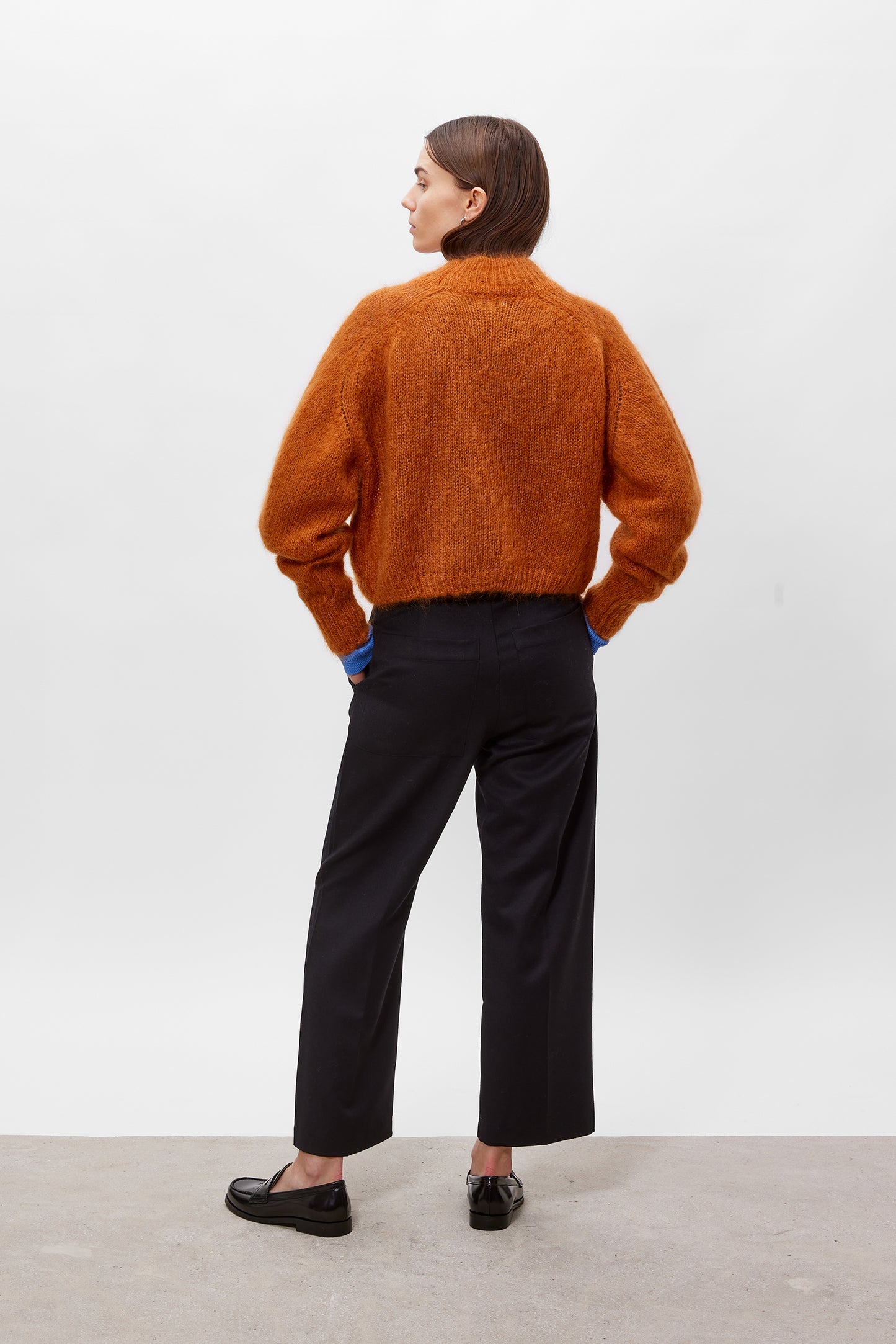 Maska Faye Silkki-Mohairneule