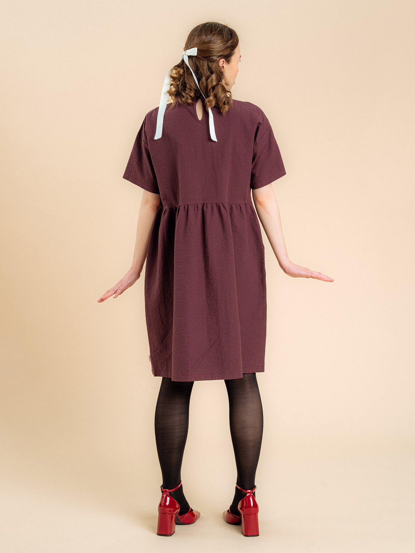 Aarre Leea Dress Burgundy