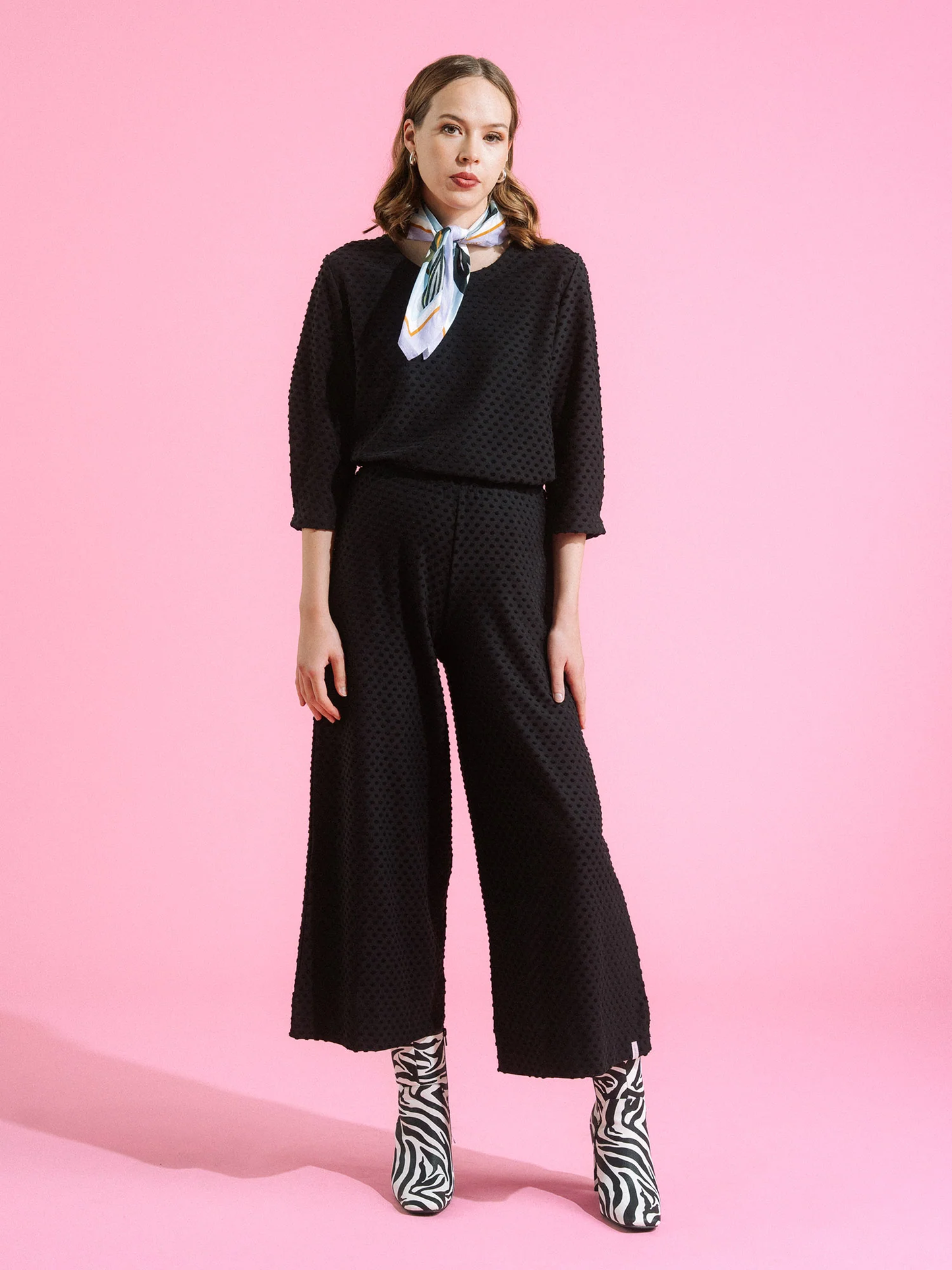 Aarre Alex Culottes Pants - Black Dot