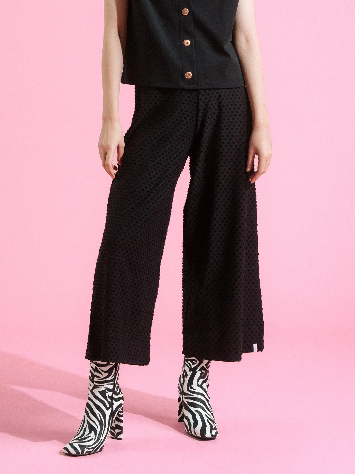 Aarre Alex Culottes Pants - Black Dot
