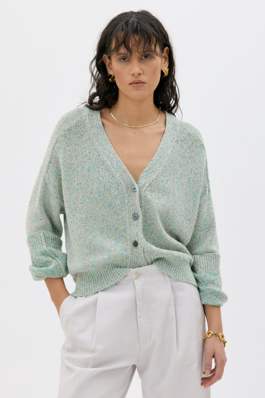 Maska Ralita Neule Puuvilla-Pellavaa