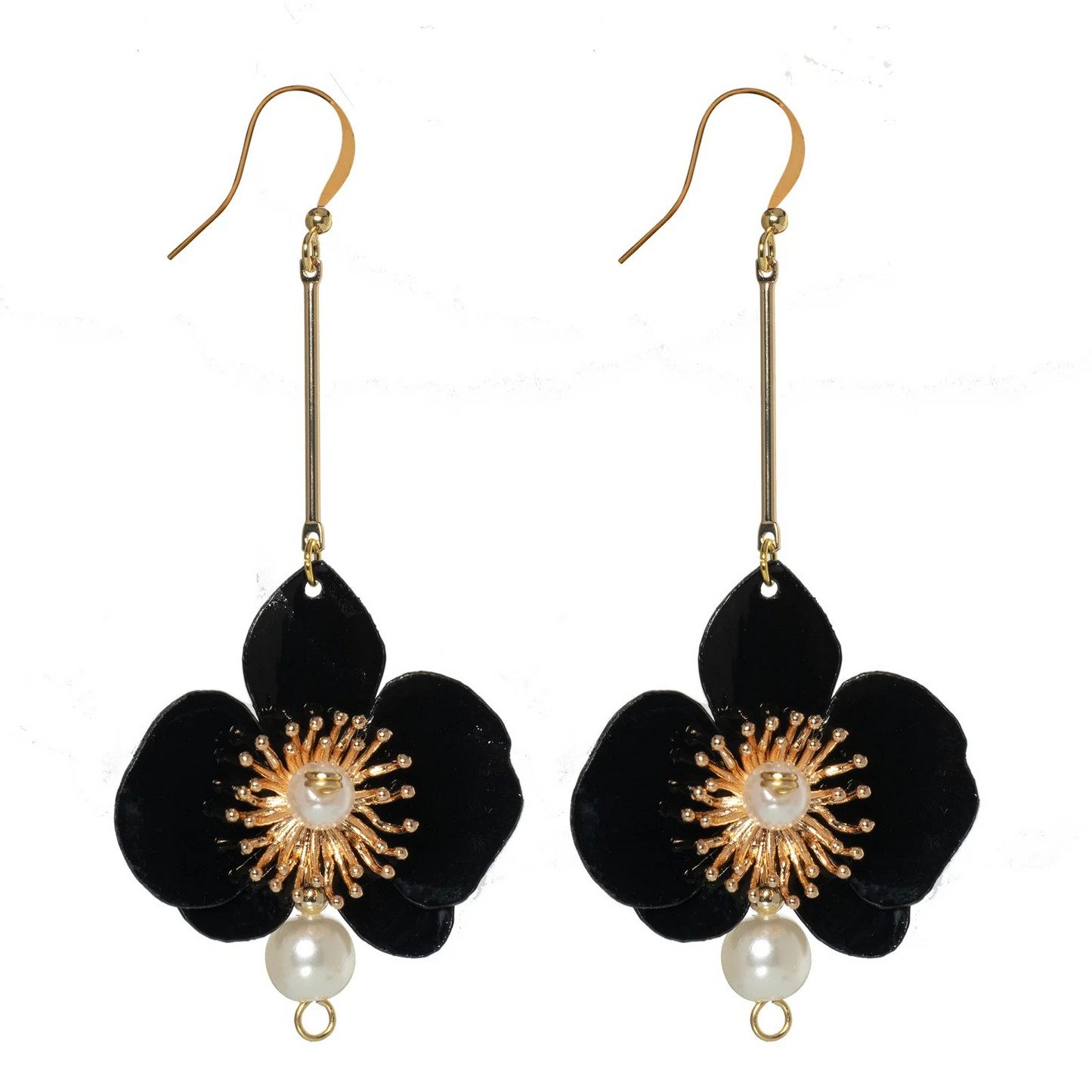 Upcycle With Jing - Butterfly Orchid Pearl Earrings