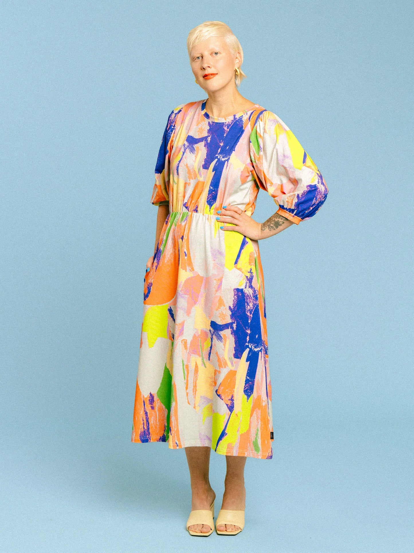 Aarre Flora Dress - Wisdom Green