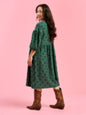 Aarre Elena Dress Soft Green Big Dot 