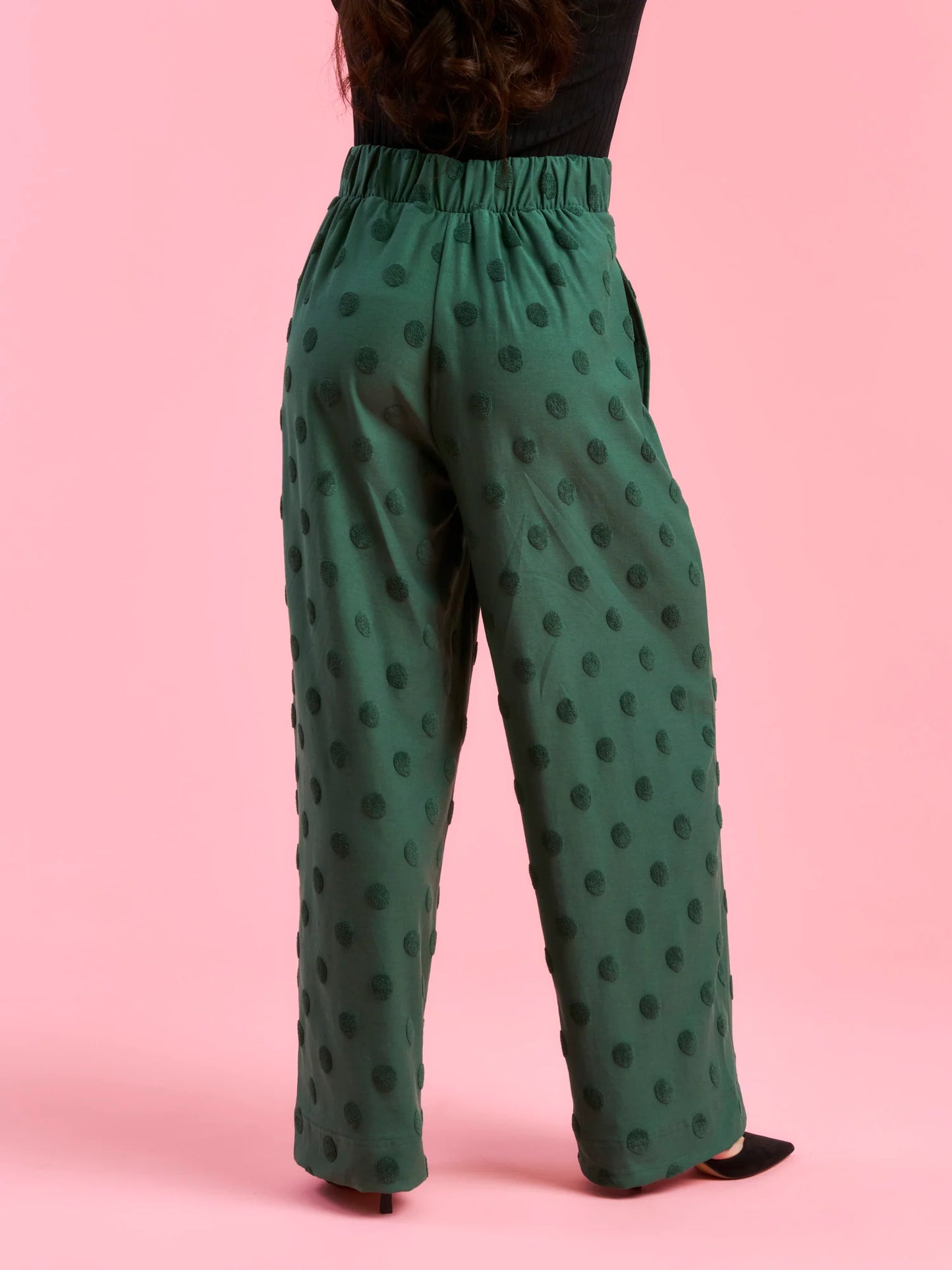 Aarre Madeline Pants Green Big Dot 