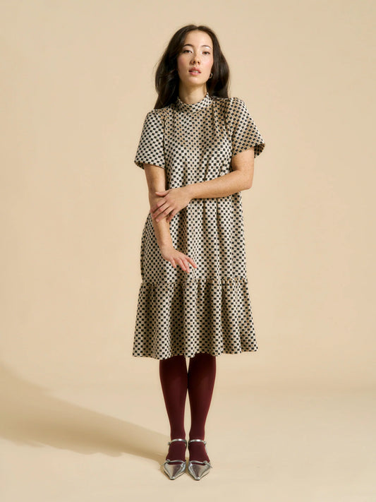 Aarrelabel Montana Dress Almond Chess