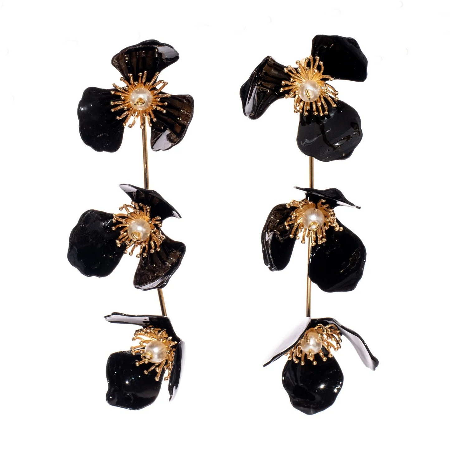 Upcycle With Jing - Triple Apple Flower Stud Earrings