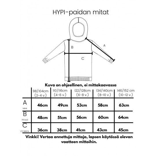 Miniatyyli Hypi Lasten Huppari