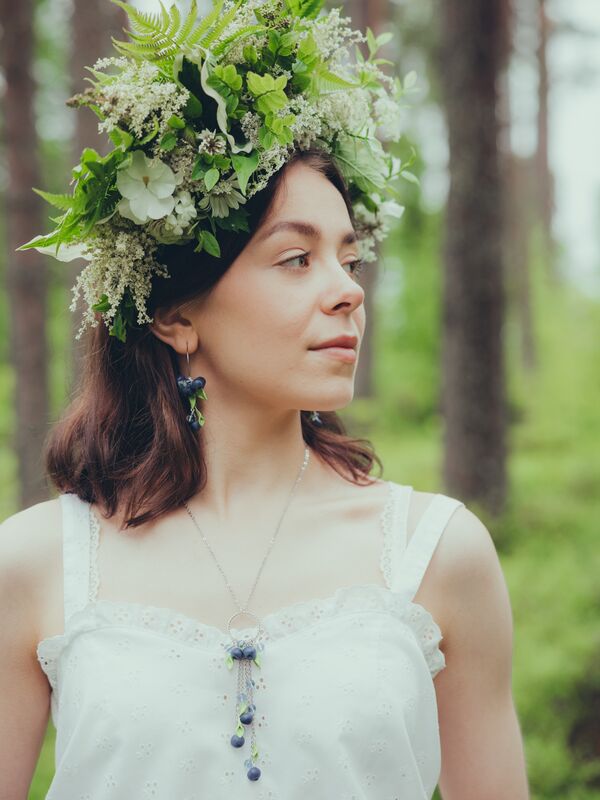 Daughter Of The North Blueberry Place- Hoop Earrings