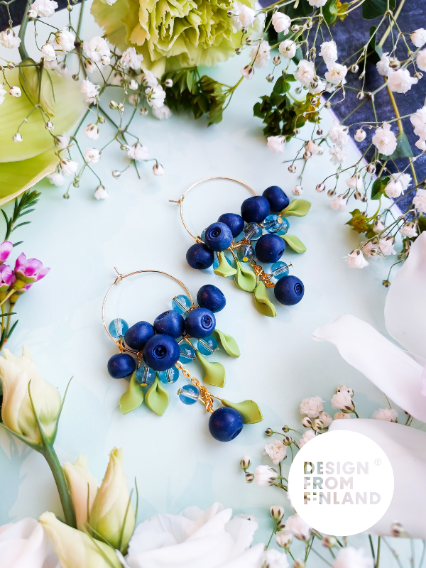 Daughter Of The North Blueberry Place- Hoop Earrings