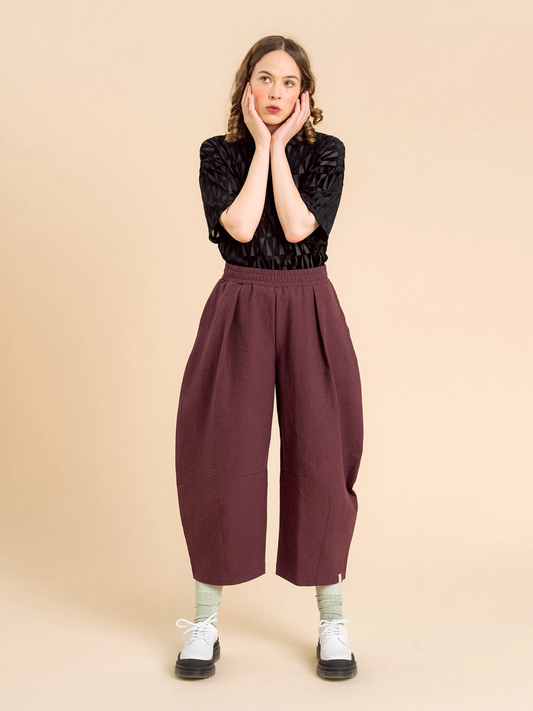 Aarre Magda Housut Burgundy