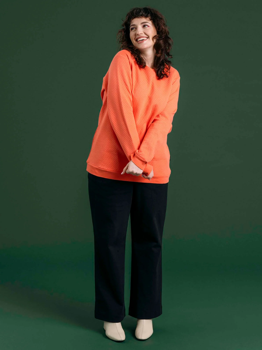 Aarre Gwen Svetari Diamond Jacquard Orange
