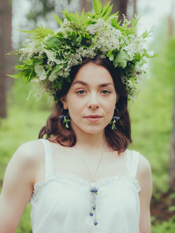 Daughter Of The North Blueberry Place- Hoop Earrings