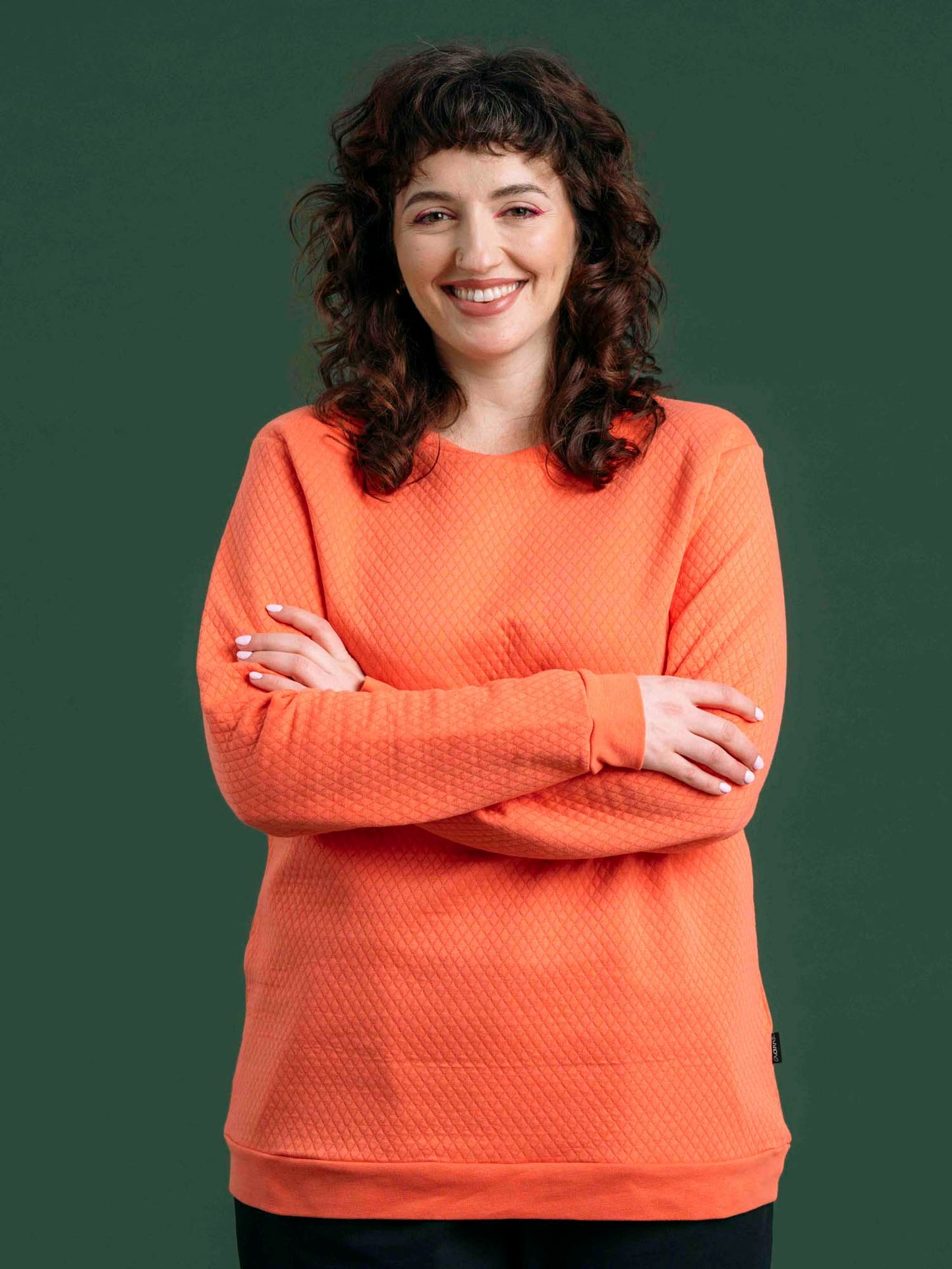 Aarre Gwen Svetari Diamond Jacquard Orange