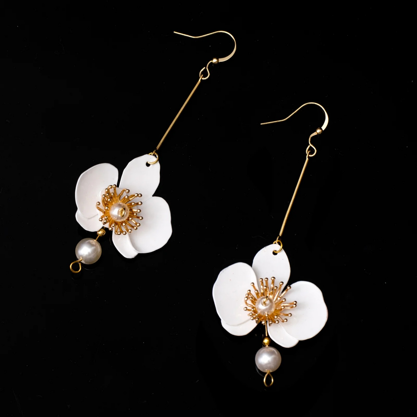 Upcycle With Jing Butterfly Orchid Pearl Earrings